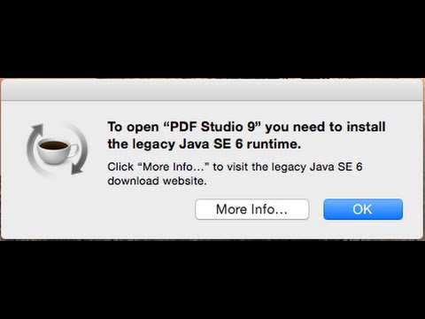 java se 6 runtime for mac os